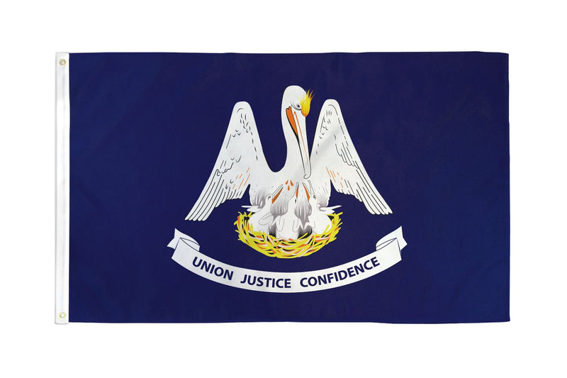 Louisiana 3'X5' State Flag ROUGH TEX® 68D Nylon