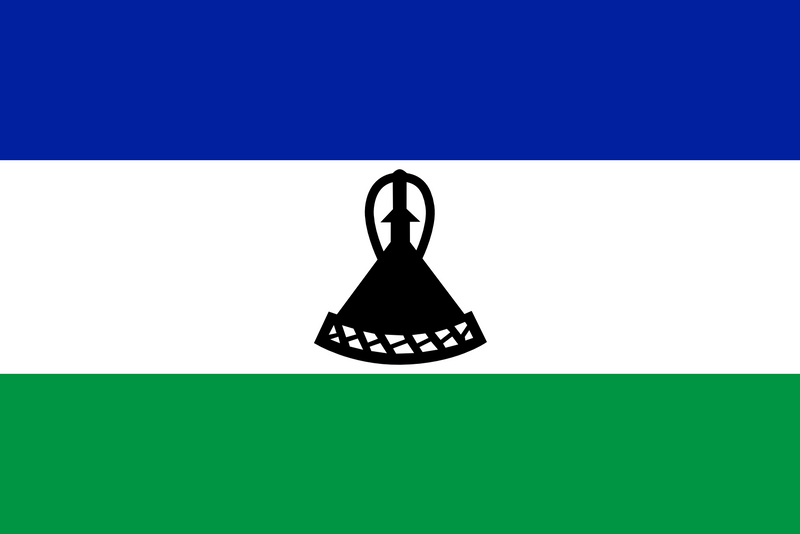 Lesotho Flag 3x5ft Poly