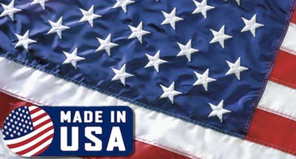 48 MADE IN USA ANNIN 3'X5' NYLON EMBROIDERED STARS SEWN STRIPES AMERICAN FLAGS