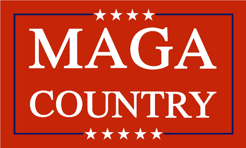 MAGA COUNTRY  150D Nylon 3x5 Feet Flag Double Sided