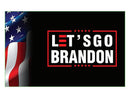 USA Let's Go Brandon Black Official FJB Magnets Wholesale Pack of 12 (4"x6") TRUMP Dozen Car Magnets