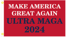 Make America Great Again Ultra MAGA 2024 3'x5' Flag 100D Trump Won
