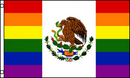 Mexico Rainbow 3'x5' Flag ROUGH TEX® 68D Nylon Mexican Pride