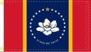 Mississippi Magnolia 3'X5' Flag Rough Tex® 100D