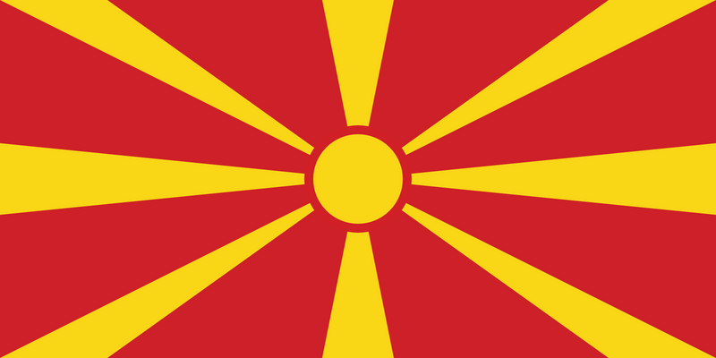 Macedonia Flag 3x5ft Poly