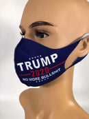 TRUMP 2020 NO MORE BULLSHIT FACE MASK SALE