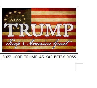 Trump Keep America Safe Vintage Betsy Ross 3x5 Flag 100D Rough Tex