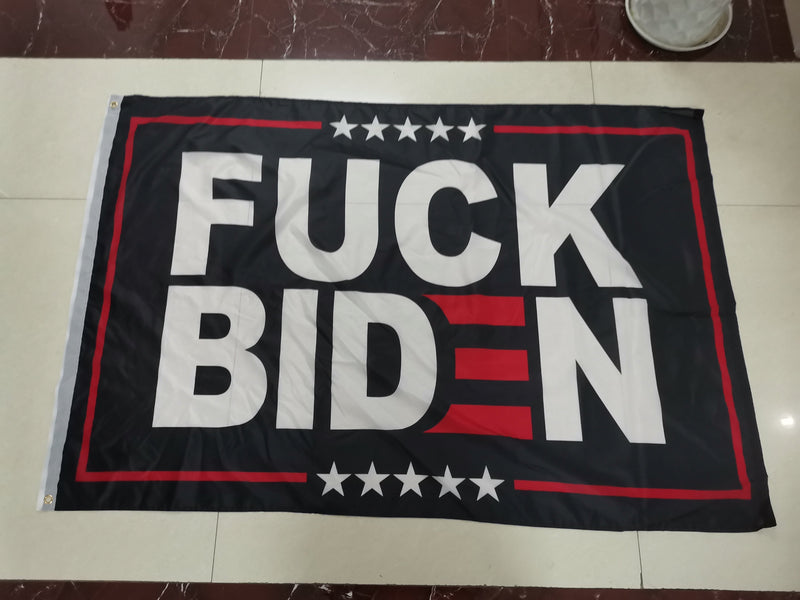 F... Biden (Red E) 3'X5' Flag ROUGH TEX® 100D Trump