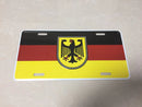 German Eagle Aluminum Embossed License Plate
