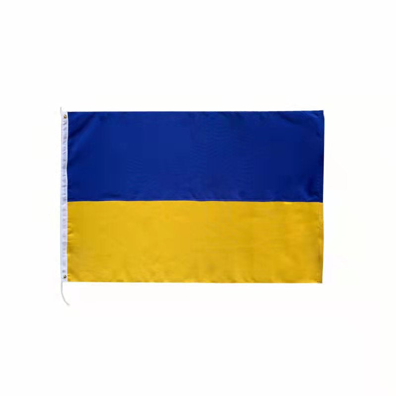 Ukraine Government Flag Sewn 600D Canvas Bunting 2x3 Feet