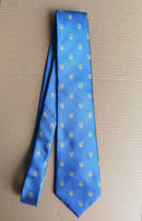 Ukraine Official Gold Trident Rep Men's Blue Tie Micro Fiber Silk Rough Tex® Ukrainian Official Parliment Ties