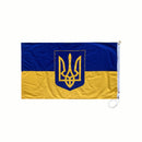 Ukraine Trident Government Flag Sewn Cotton Canvas Bunting 2x3 Feet