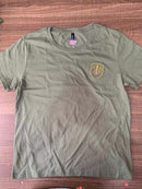 Ukraine Commander Armed Forces Embroidered Official Rough Tex® Cotton Military T Shirt