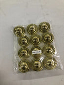 Gold Base One Hole Desk Set Bases For 1 4"x6" Stick Flags