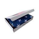 American 3'x5' 100% Organic Hemp USA Embroidered & Sewn Gift Boxed Flag