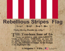 Sons of Liberty 3'x5' Embroidered Flag Rough Tex® Cotton Rebellious Stripes 1765 American Patriots
