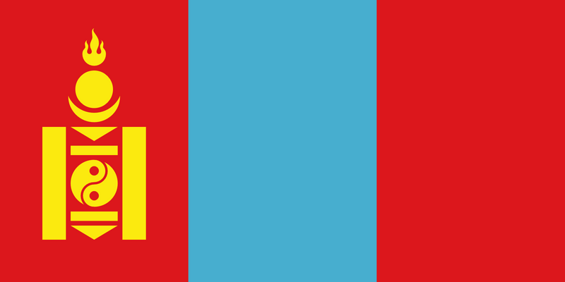Mongolia Flag 3x5ft Poly