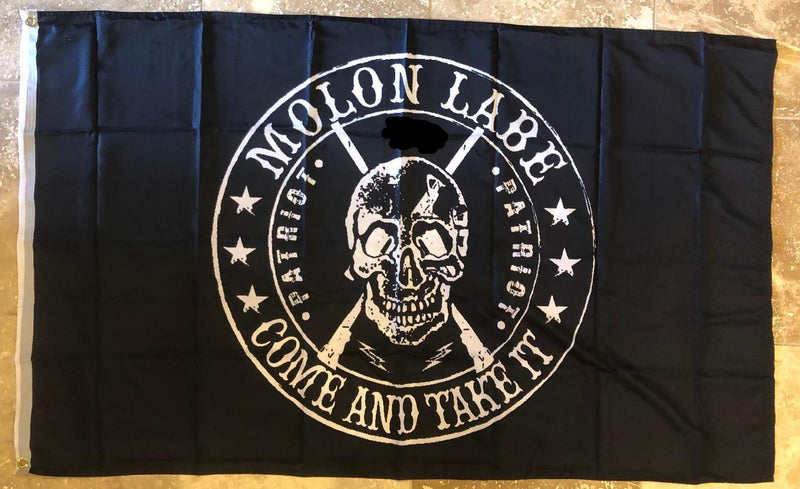 Molon Labe Come and Take It 3'x5' 100D Flag Rough Tex ® Patriot 2nd Amendment