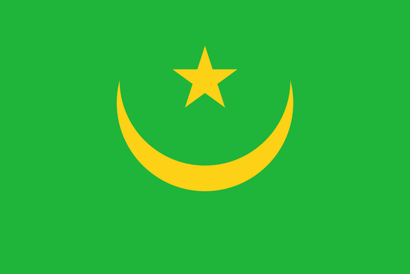 Mauritania Flag 3x5ft Poly