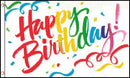 Happy Birthday White 3'X5' Flag Rough Tex® Polyester