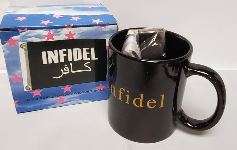 Infidel 12" x 18" Flag w/grommets Mug