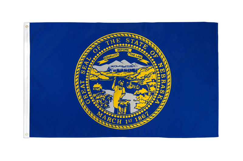 Nebraska 4'x6' State Flag ROUGH TEX® 68D