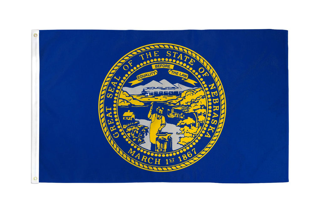 Nebraska Colours Nebraska 6'x10' State Flag ROUGH TEX® 68D