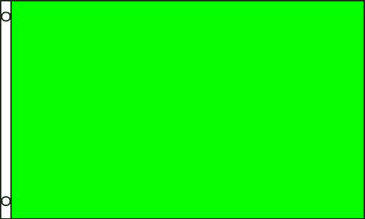 Neon Green Flag Solid Color 2x3ft 210D Nylon