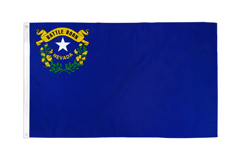 Nevada 3'X5' State Flag ROUGH TEX® 68D Nylon