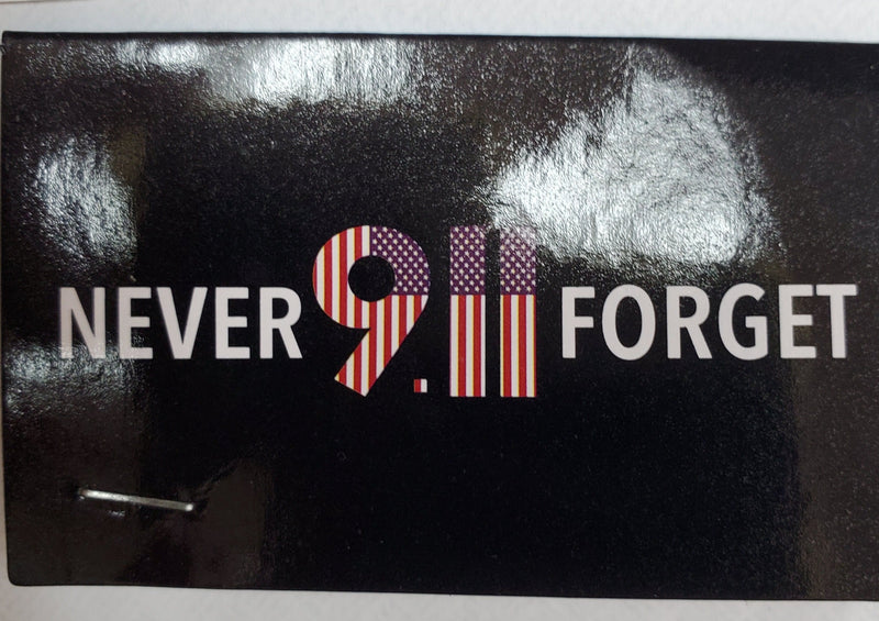 Never Forget 911 Memorial 3'X5' Flag ROUGH TEX® 68D American Flag Twin Towers Black Tactical