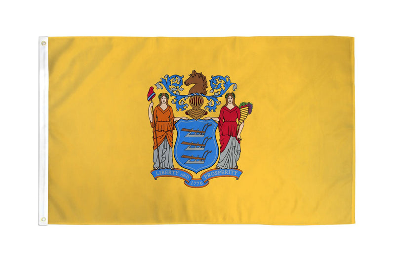 New Jersey 5'x8' State Flag ROUGH TEX® 68D