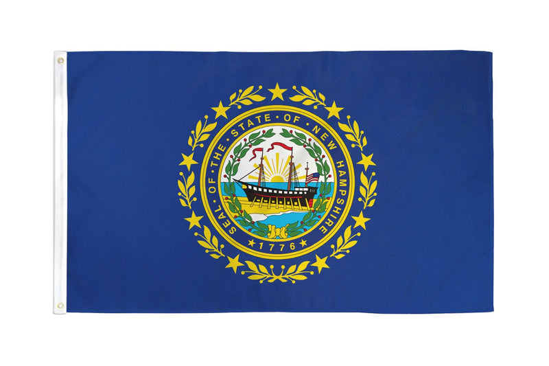 New Hampshire 4'x6' State Flag ROUGH TEX® 68D