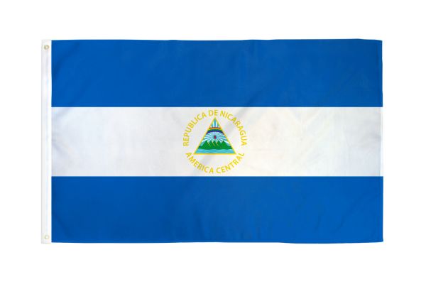 Nicaragua - 12''X18'' Flag With Grommets Rough Tex® 68D