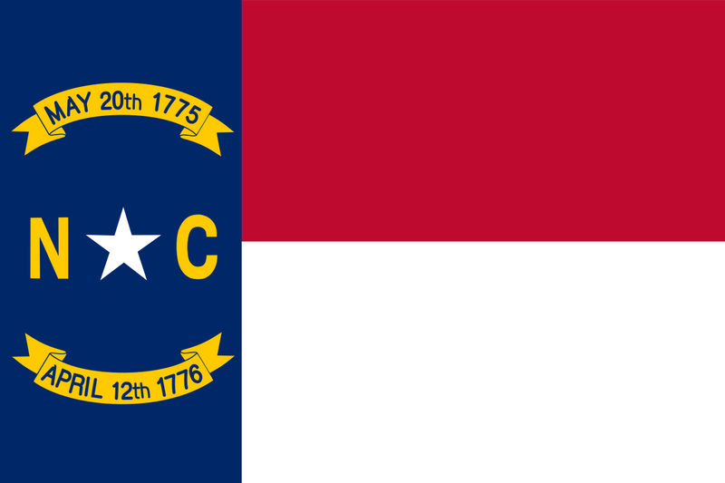 North Carolina Flag 3'x5' 68D