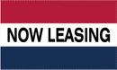 Now Leasing 3'X5' Flag Rough Tex® 100D