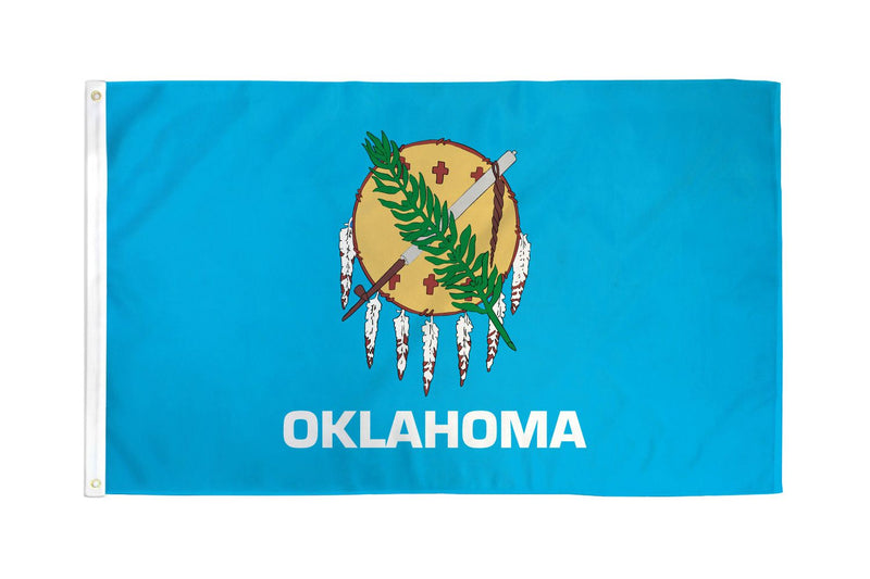 Oklahoma 4'x6' State Flag ROUGH TEX® 68D