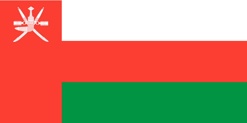 Oman Flag 3x5ft Poly