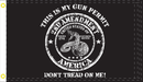 2nd Amendment Don't Tread On Me 3'X5' Flag Rough Tex® 100D