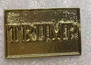 TRUMP GOLD STAMPED OFFICIAL PIN Cloisonné Hat Lapel