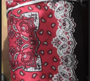 Assorted Paisley Pattern Bandanas Head Wrap In Various Designs 100% Cotton 22"X22"
