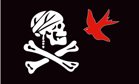 Pirate Jack Sparrow 3'x5' Flag ROUGH TEX® 68D Nylon