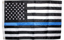 96 USA Police Memorial Thin Blue Line Flag 3x5ft economy flags