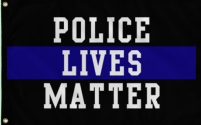 Police Lives Matter 3'X5' Flag ROUGH TEX® 100D