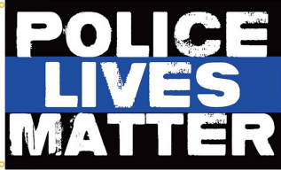 Police Lives Matter (Vintage) 3'X5' Flag ROUGH TEX® 100D