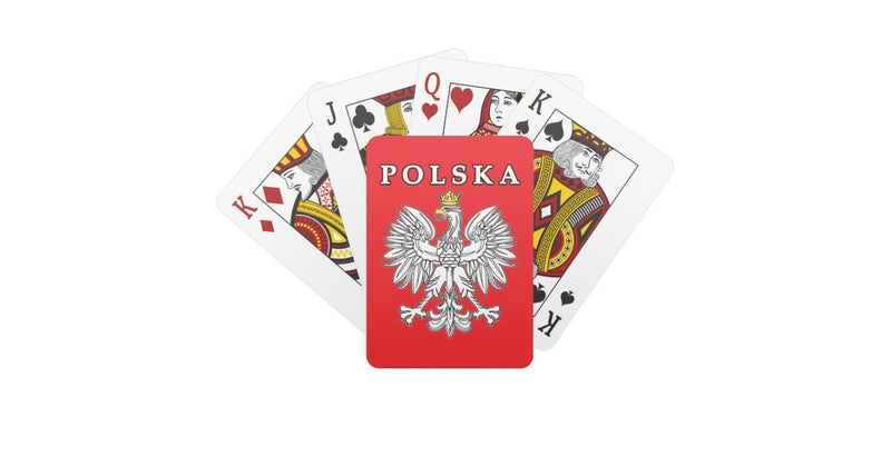 Old Poland With Eagle Playing Cards