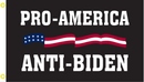 PRO AMERICAN ANTI BIDEN Flag 3'X5' Rough Tex® 100D TRUMP