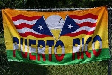 Puerto Rico 2 Flag Beach Towel