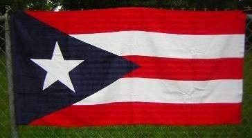 Puerto Rico Beach Towel Plain Flag