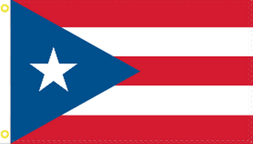 Puerto Rico Light Blue 4'X6' Flag Rough Tex® 68D