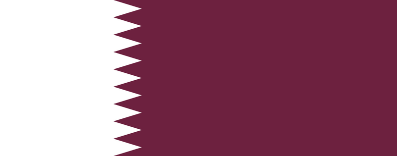 Qatar Flag 3x5ft Poly